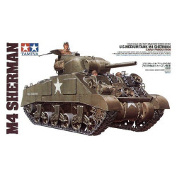 1:35 Tamiya 35190 - U.S. Medium Tank M4 Sherman Early Production with 3 Figures