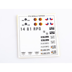 1:43 AVD Models 1567 - IFA W50LA Dump Truck, Model kit.