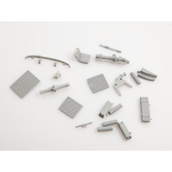 1:43 AVD Models 1544 - УАЗ-451Д Транспортер багажа для аэропортов АТ-6, сборная модель / Airport luggage transporter, model kit