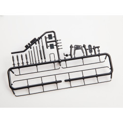 1:43 AVD Models 1544 - УАЗ-451Д Транспортер багажа для аэропортов АТ-6, сборная модель / Airport luggage transporter, model kit