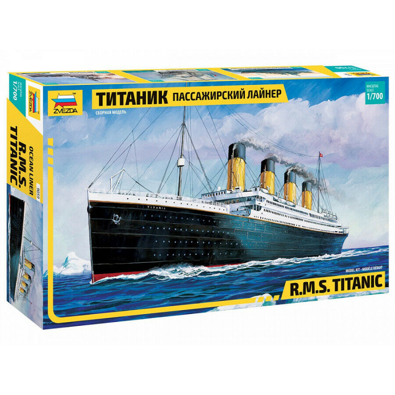 1:700 Zvezda 9059 Pasažieru laineris "Titanic"