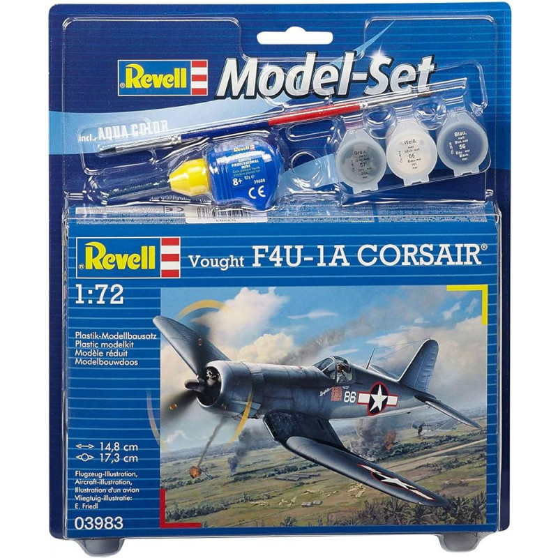 1:72 Revell 63983 - Vought F4U-1A Corsair, Model Set