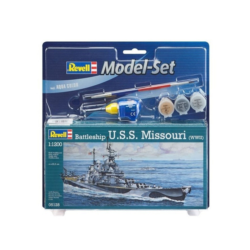1:1200 Revell 65128 - U.S.S. Missouri (WWII) Battleship Model Set