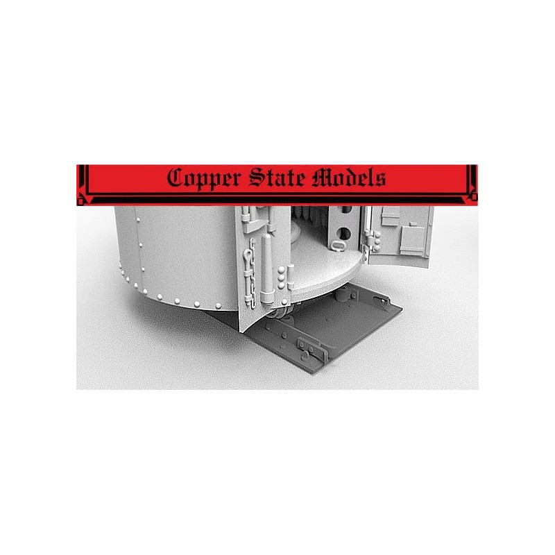 1:35 Copper State Models A35-033 - Fahrpanzer railway track, 3d printed parts.