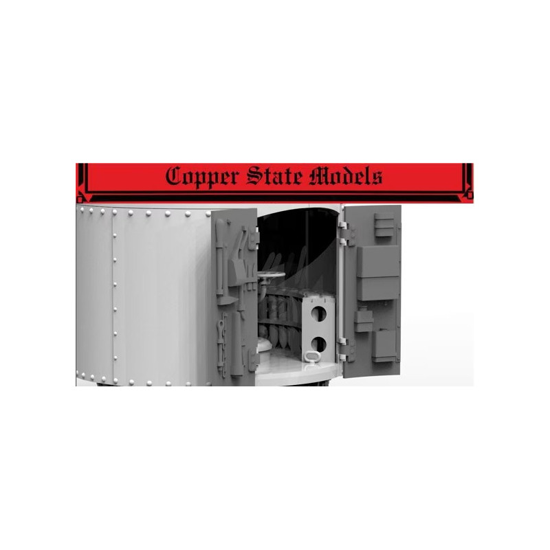 1:35 Copper State Models A35-035 - Fahrpanzer doors with equipment, 3d printed parts.