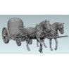 1:35 Copper State Models F35-047 - A pair of horses for Fahrpanzer, Resin + 3d printed parts