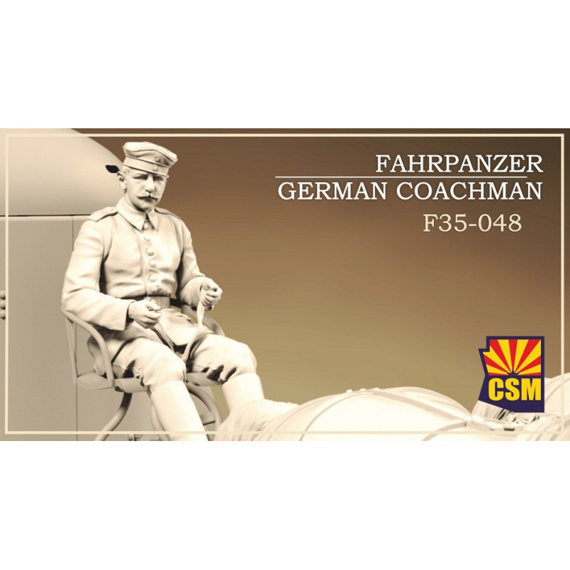 1:35 Copper State Models F35-048 - Fahrpanzer german coachman, Resin figure