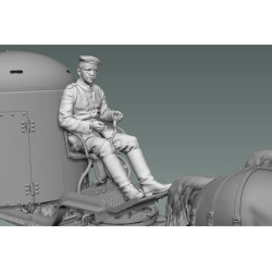 1:35 Copper State Models F35-048 - Fahrpanzer german coachman, Resin figure
