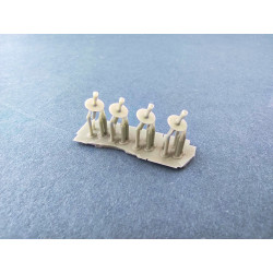 1:35 Copper State Models A35-015 - MG08 Muzzle boosters, w/ Flash Disk, 3d printed parts