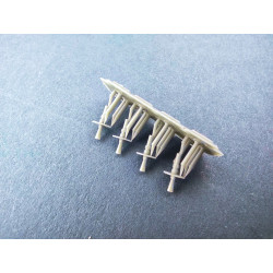 1:35 Copper State Models A35-015 - MG08 Muzzle boosters, w/ Flash Disk, 3d printed parts