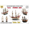 1:350 Zvezda 6509 - Sir Francis Drake´S Flagship "Golden Hind" (Snap-Fit)