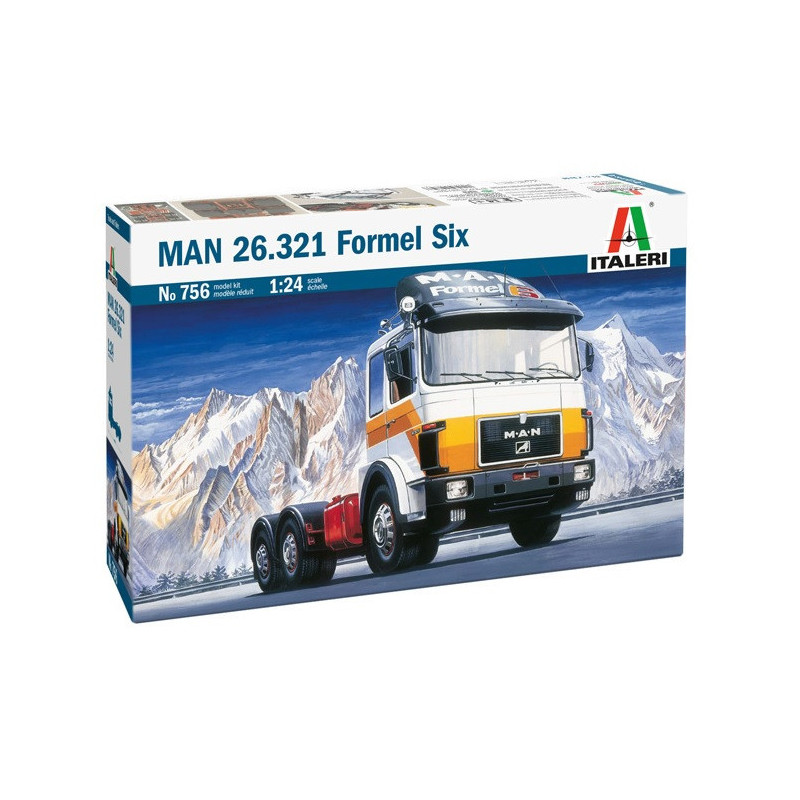 1:24 Italeri 756 - MAN 26.321 Formel Six