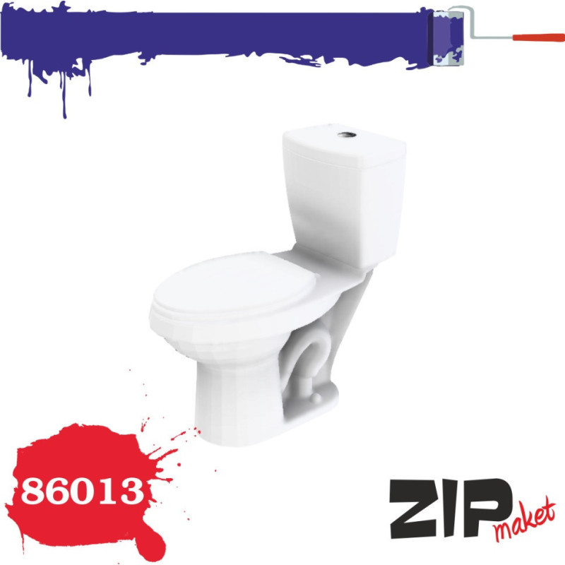 1:35 ZIP-Maket 86013 - Унитаз (2 штуки), 3D-печать