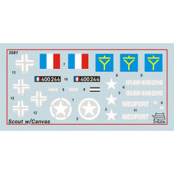 1:35 Zvezda 3581 - Американский бронетранспортер (с тентом) М3 "Скаут"