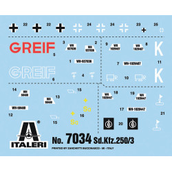 1:72 Italeri 7034 - Sd.Kfz. 250/3 with 3 figures