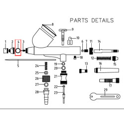 Fengda - Уплотнительное кольцо для крышки сопла (130X) / O-Ring for Nozzle Cap (130X)