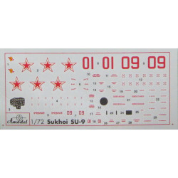 1:72 Amodel 72135 - Су-9 / Sukhoi Su-9 Soviet fighter-interceptor