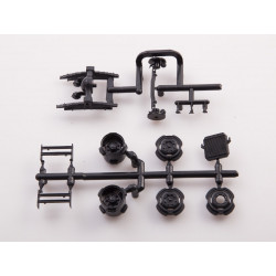 1:43 AVD Models 7078 - KAZ-608 sedlu vilcējs ar puspiekabe ODAZ-794, sīksēriju līmmodelis