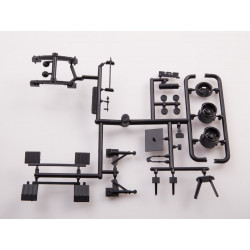 1:43 AVD Models 7078 - KAZ-608 sedlu vilcējs ar puspiekabe ODAZ-794, sīksēriju līmmodelis