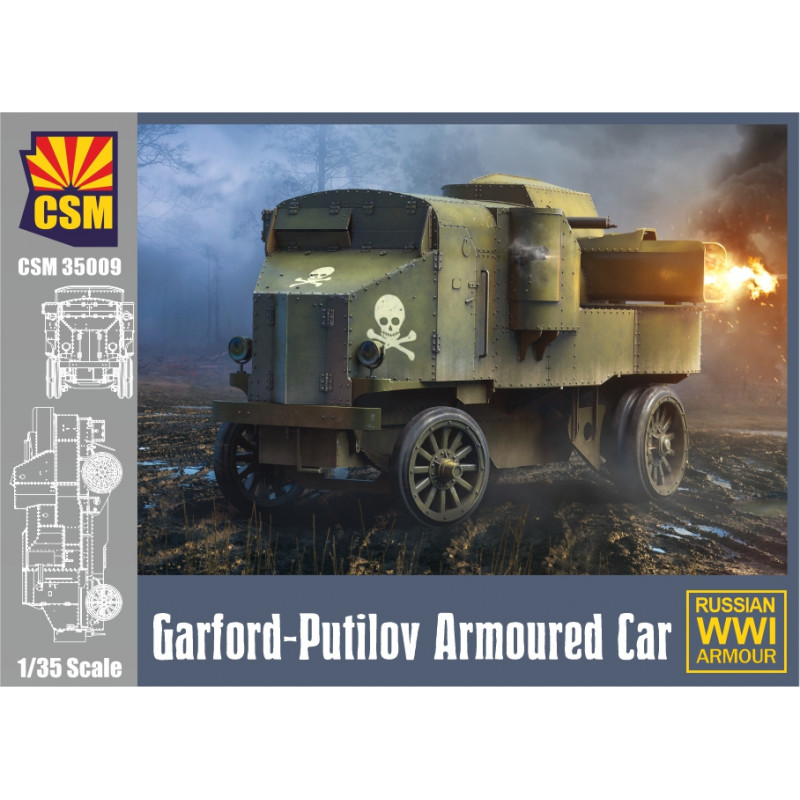 1:35 Copper State Models 35009 - Garford-Putilov Armoured Car