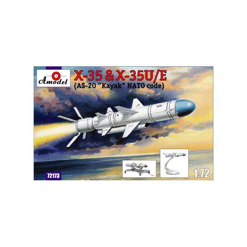 1:72 Amodel 72173 - Kh-35 & Kh-35U/E (AS-20 Kayak) Soviet Guided Missile