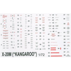 1:72 Amodel 72177 - X-20M (AS-3 Kangaroo) Soviet Guided Missile