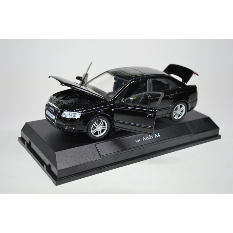 1:24 Cararama - Audi A4 Black 2004-2008