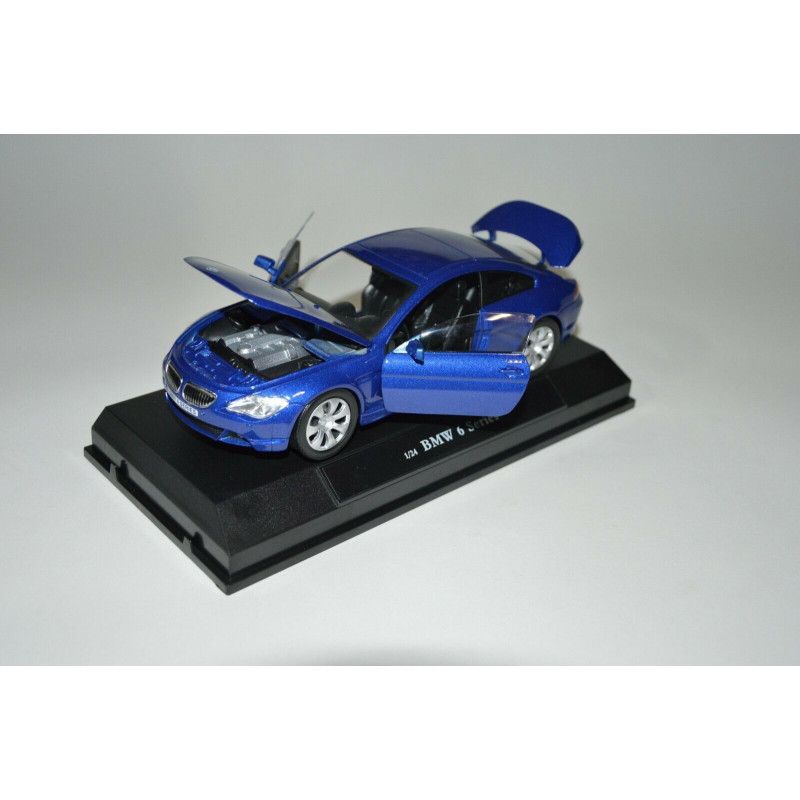 1:24 Cararama - BMW 6 Series Metallic Blue 2003-2010