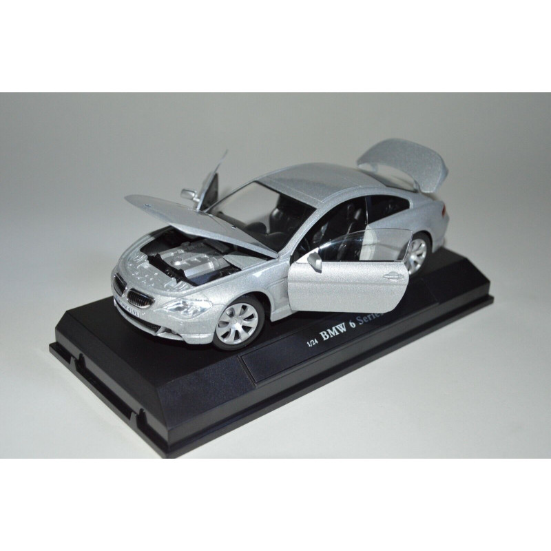 1:24 Cararama - BMW 6 Series Metallic Silver 2003-2010