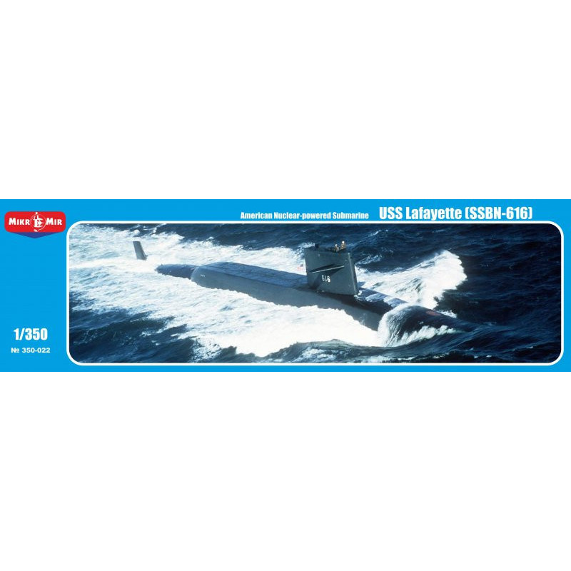 1:350 Mikro Mir 350-022 - USS Lafayette (SSBN-616)
