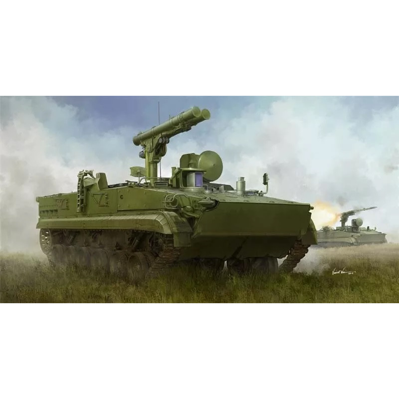 1:35 Trumpeter 09551 - 9P157-2 ХРИЗАНТЕМА-С / Russian 9P157-2 KHRIZANTEMA-S Anti-Tank System