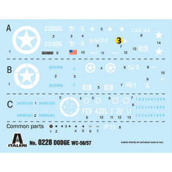 1:35 Italeri 228 - Dodge WC-56/57 Command Car
