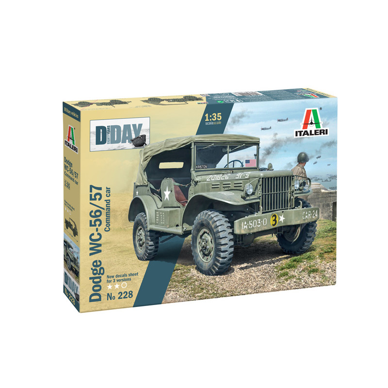 1:35 Italeri 228 - Dodge WC-56/57 Command Car