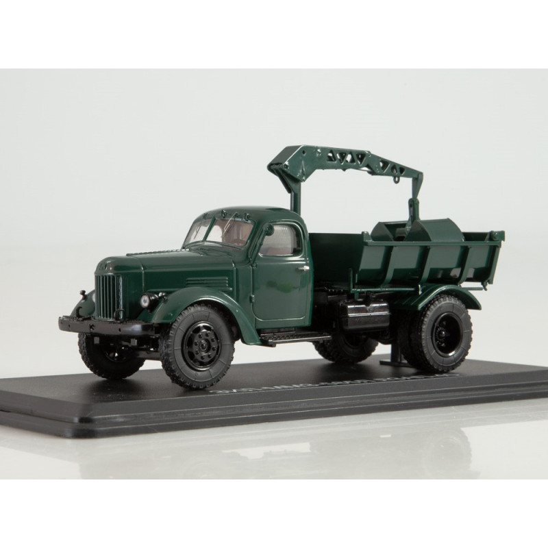 1:43 SSM 1407 - ЗИЛ-ММЗ-585Л с функциональным гидрокраном ЛЗАП-40 / ZIL-MMZ-585L dump truck