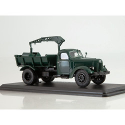 1:43 SSM 1407 - ЗИЛ-ММЗ-585Л с функциональным гидрокраном ЛЗАП-40 / ZIL-MMZ-585L dump truck
