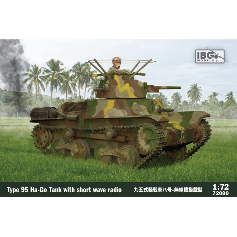 1:72 IBG Models 72090 - Type 95 Ha-Go Japanse Tank With Short Wave Radio