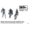 1:72 IBG Models 72U032 - Italian Autocannone 3Ro da 90/53 Crew - 3D Printed Set for IBG 72096 Kit