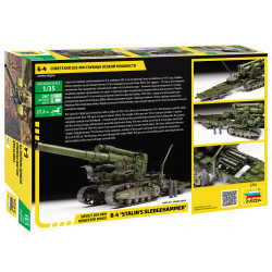1:35 Zvezda 3704 - Padomju 203 mm haubice B-4