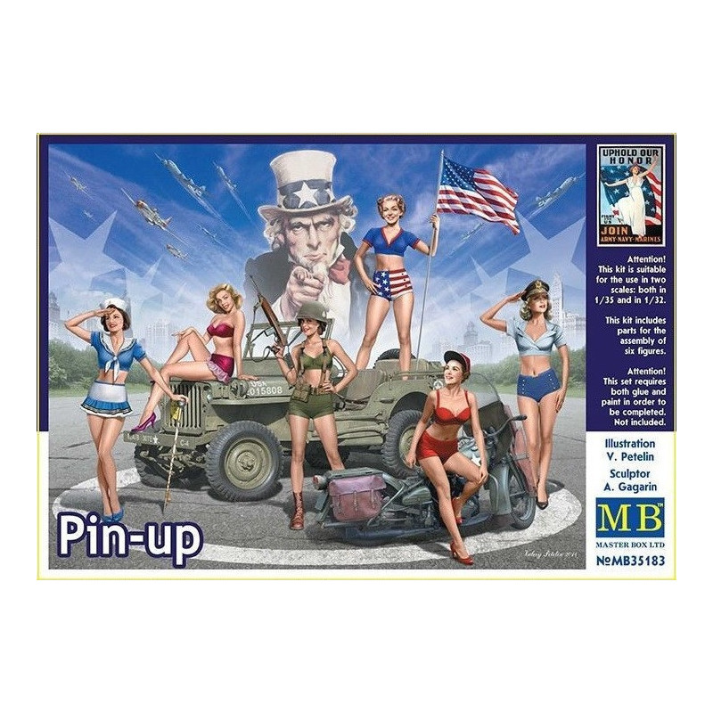 1:35 Master Box 35183 - Pin-up