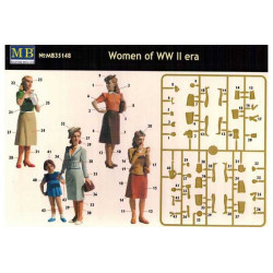 1:35 Master Box 35148 - Women of World War II Era