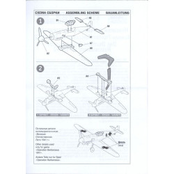 1:144 Zvezda 6116 Vācu iznīcinātājs Messerschmitt Bf 109F-2