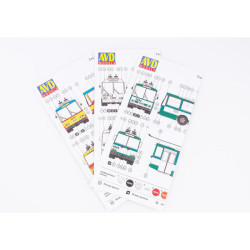 1:43 AVD Models 4022 - Троллейбус Skoda-14TR USSR, CSSR, Russia, сборная модель