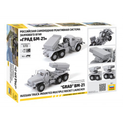 1:72 Zvezda 5051 - BM-21 " Grad " Russian Truck-Mounted Multiple Rocket Launcher