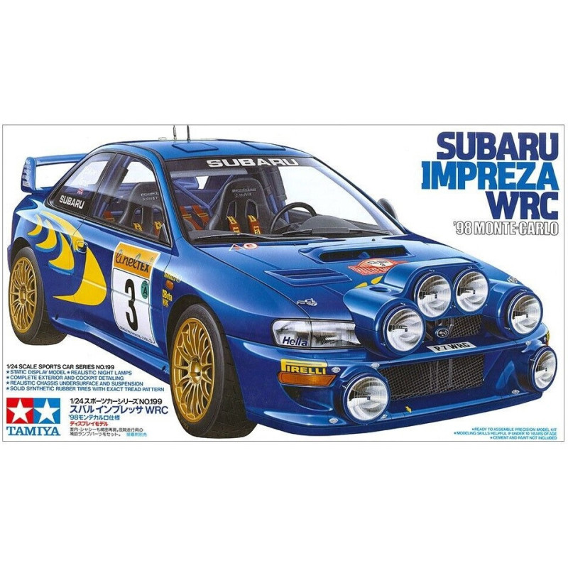 1:24 Tamiya 24199 - Subaru "Impreza" WRC Monte-Carlo '98