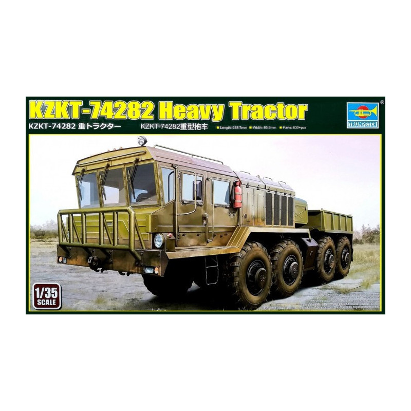 1:35 Trumpeter 01090 - КЗКТ-7482 / KZKT-74282 Soviet Heavy tractor