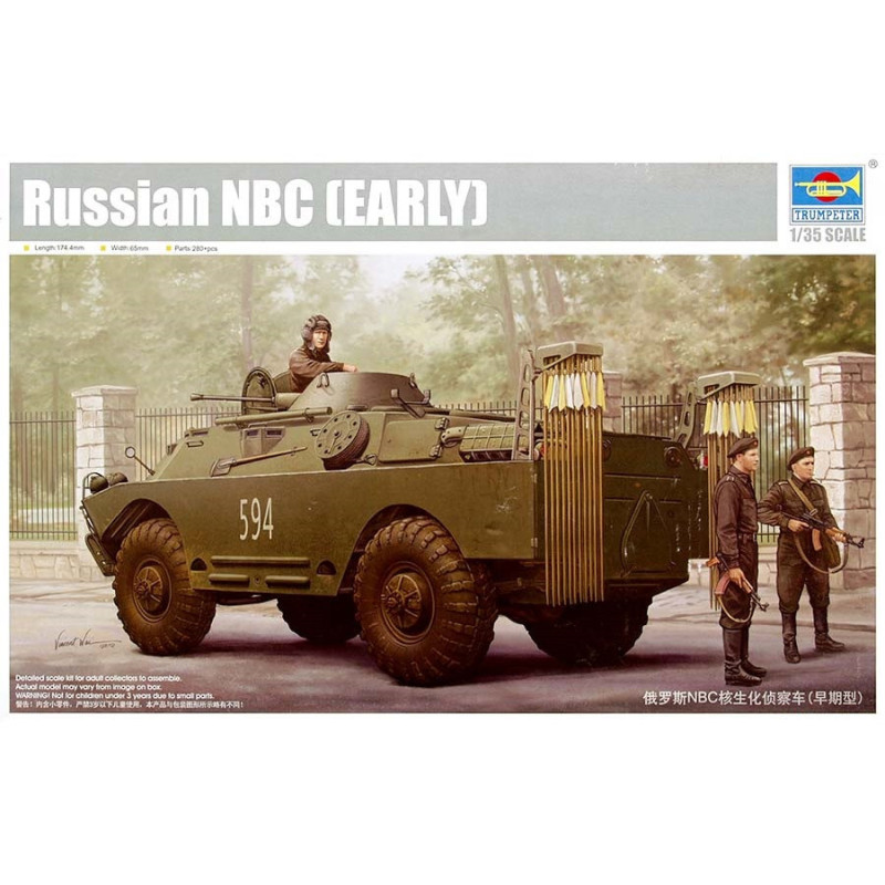 1:35 Trumpeter 05513 - БРДМ-2 / Soviet BRDM-2 NBC (Early)