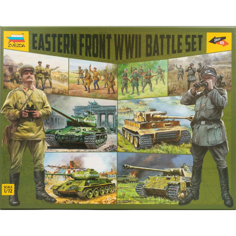 1:72 Zvezda 5203 - Eastern Front WWII, Battle Set