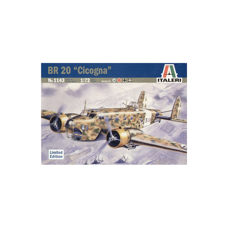 1:72 Italeri 1143 - Fiat BR.20 Cicogna