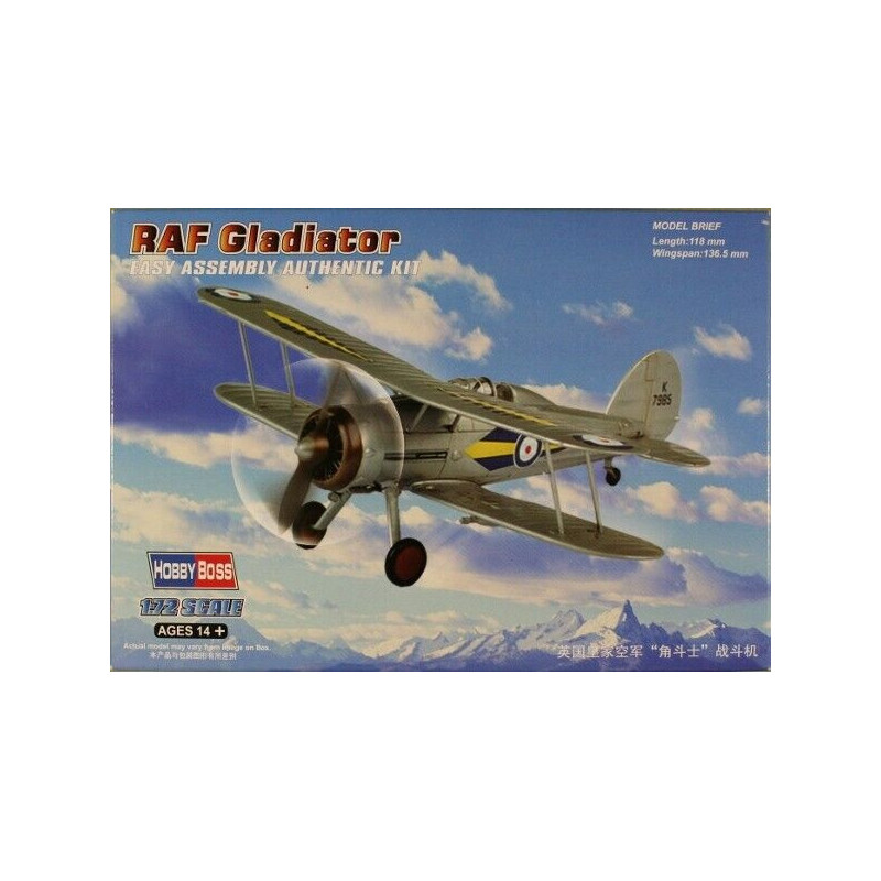 1:72 Hobby Boss 80289 - Gloster Gladiator RAF