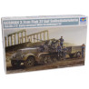 1:35 Trumpeter 01525 - German Sd.Kfz. 7/2 Early Version Halftrack with 3,7cm Flak 37 Gun and Supply Trailer